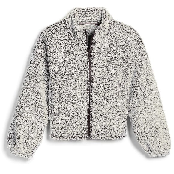NWT Express Teddy Cropped Jacket - Size XXS - Picture 1 of 9